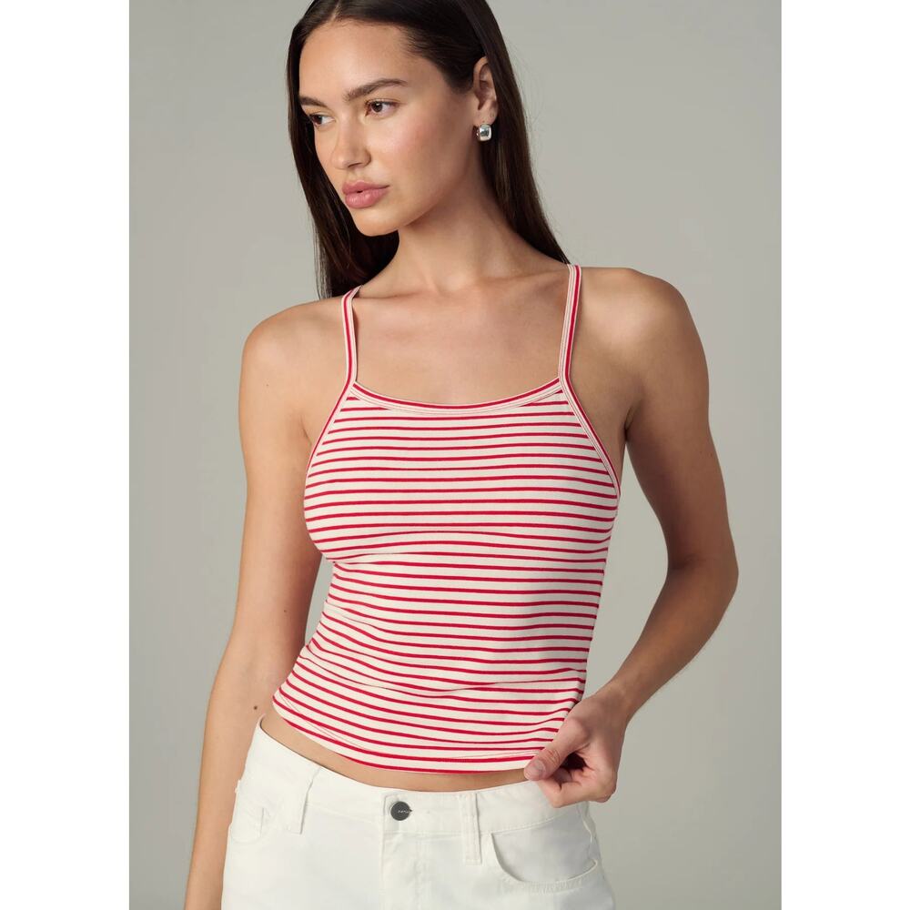 Joe's Jeans The Everyday Tank - White Cherry Red Stripe NWT VARIOUS SIZES
